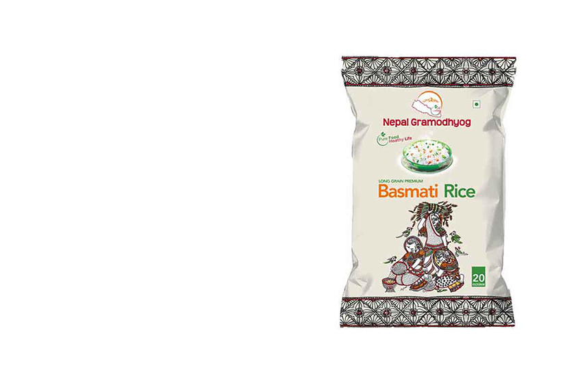 Nepal Gramodhyog Long Grain Premium Basmati Rice 20 kg